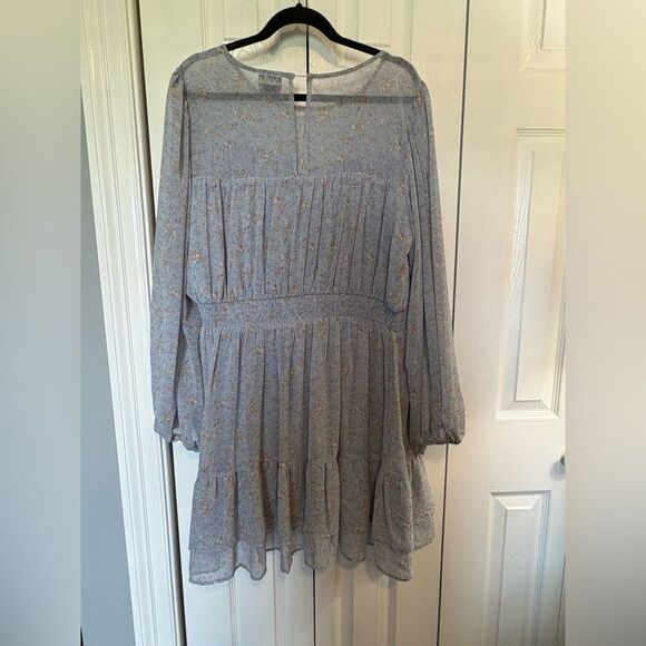 ARULA Pastel Floral Dress - Picture 4 of 4